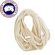 Canada Goose Kendall Infinity Scarf, Ivory